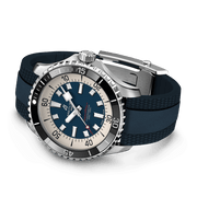  Shop Authentic Breitling Superocean Automatic 44 Blue Dial Blue Rubber Strap Watch for Men - A17376211C1S1 - Luxxuri