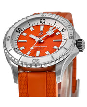  Shop Authentic Breitling Superocean Automatic 36 Orange Dial Orange Rubber Strap Watch for Men - A17377211O1S1 - Luxxuri