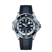  Shop Authentic Breitling Superocean Automatic 46 Blue Dial Blue Rubber Strap Watch for Men - A17378E71C1S1 - Luxxuri