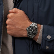  Shop Authentic Breitling Superocean II 44mm Black Dial Black Steel Strap Watch for Men - A17392D71B1A1 - Luxxuri