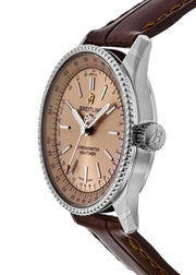  Shop Authentic Breitling Navitimer Automatic 35 Brown Dial Brown Leather Strap Watch for Men - A17395201K1P1 - Luxxuri