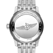  Shop Authentic Breitling Navitimer Automatic 35 White Dial Silver Steel Strap Watch for Men - A17395F41G1A1 - Luxxuri