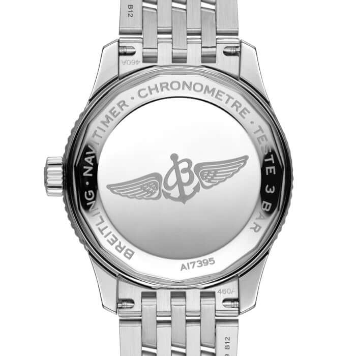  Shop Authentic Breitling Navitimer Automatic 35 White Dial Silver Steel Strap Watch for Men - A17395F41G1A1 - Luxxuri