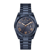  Shop Authentic Guess Connoisseur Quartz Blue Dial Blue Steel Strap Watch For Men - GW0265G9 - Luxxuri