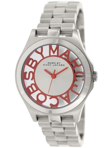  Shop Authentic Marc Jacobs Henry Silver Dial Silver Steel Strap Watch for Women - MBM3294 - Luxxuri