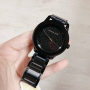  Shop Authentic Michael Kors Kinley Silver Dial Black Steel Strap Watch for Women - MK5999 - Luxxuri