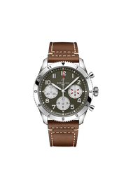  Shop Authentic Breitling Avi Chronograph 42 Mosquito Black Dial Brown Leather Strap Watch for Men - Y233801A1B1X1 - Luxxuri