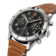  Shop Authentic Breitling Avi Chronograph 42 P-51 Mustang Black Dial Brown Leather Strap Watch for Men - A233803A1B1X1 - Luxxuri
