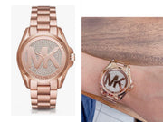  Shop Authentic Michael Kors Bradshaw Rose Gold Dial Rose Gold Steel Strap Watch for Women - MK6437 - Luxxuri