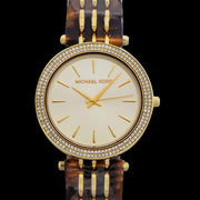  Shop Authentic Michael Kors Darci Gold Dial Brown Two Tone Steel Strap Watch for Women - MK4326 - Luxxuri