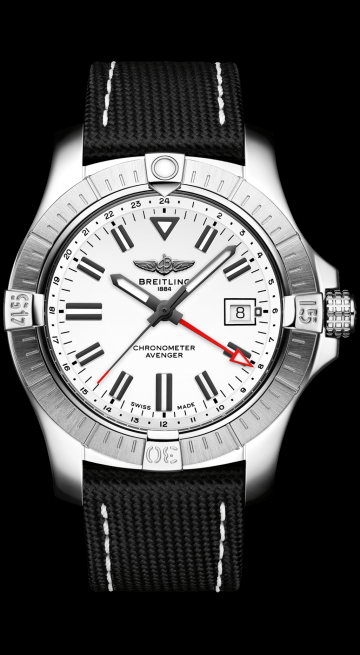  Shop Authentic Breitling Avenger Automatic GMT 43 White Dial Black Nylon Strap Watch for Men - A32397101A1X1 - Luxxuri