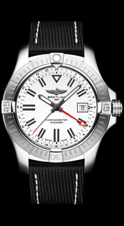  Shop Authentic Breitling Avenger Automatic GMT 43 White Dial Black Nylon Strap Watch for Men - A32397101A1X1 - Luxxuri