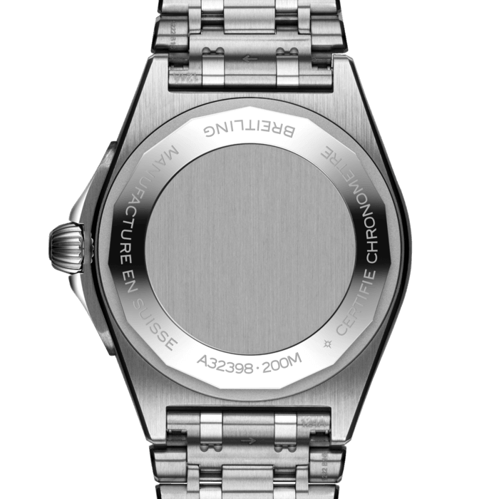 Shop Authentic Breitling Chronomat GMT 40 Automatic Black Dial Silver Steel Strap Watch for Men - A32398101B1A1 - Luxxuri
