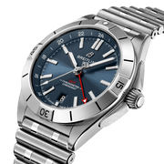  Shop Authentic Breitling Chronomat GMT 40 Blue Dial Silver Steel Strap Watch for Men - A32398101C1A1 - Luxxuri