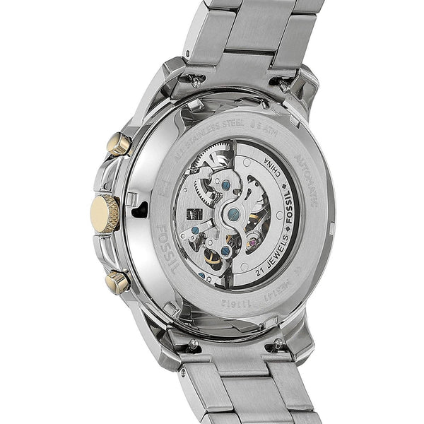  Shop Authentic Fossil Architect Automatic Silver Dial Silver Steel Strap Watch for Women - ME3057 - Luxxuri