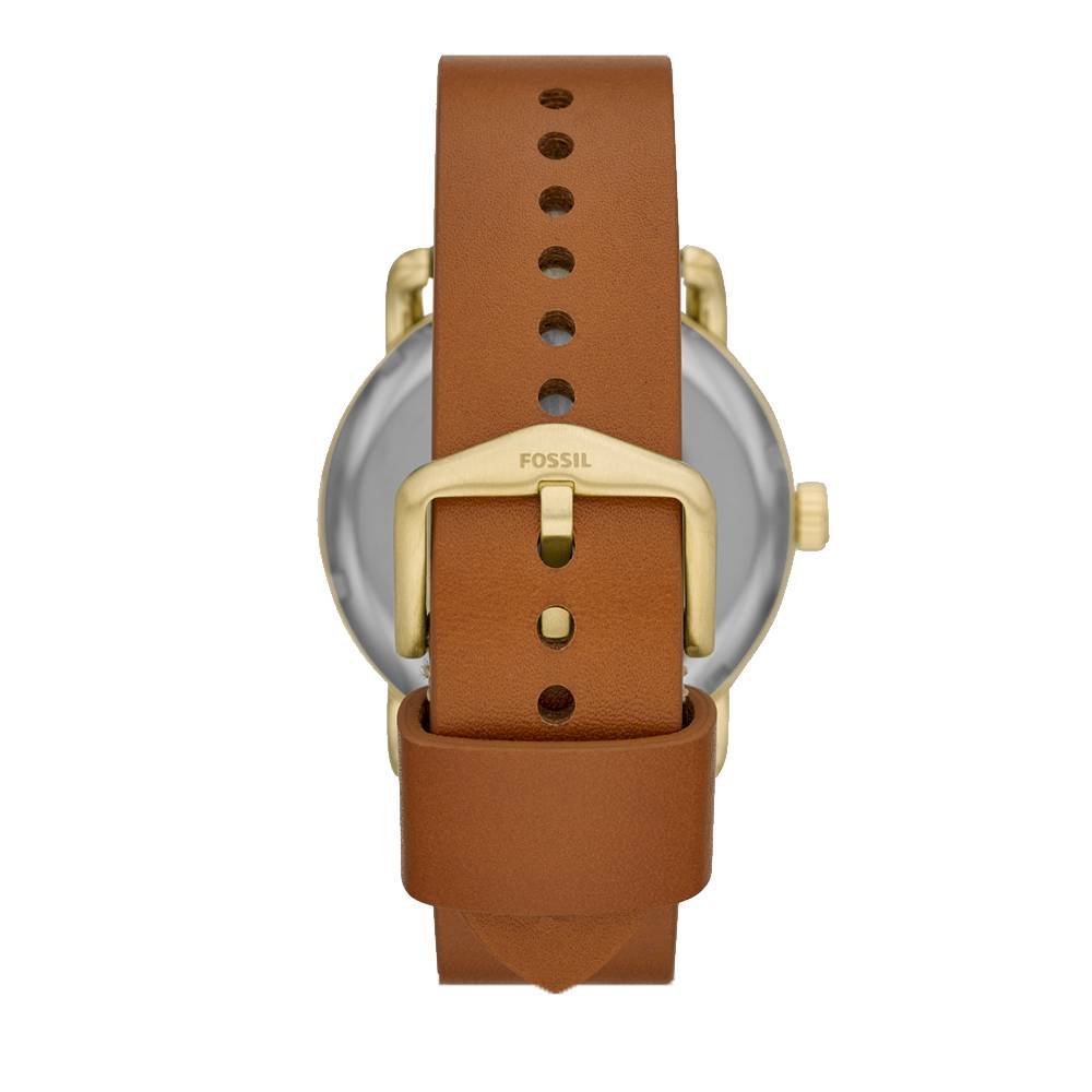  Shop Authentic Fossil The Commuter Twist Black Dial Brown Leather Strap Watch for Men -  ME1166 - Luxxuri