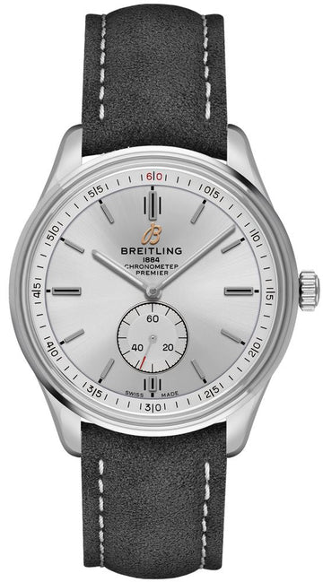  Shop Authentic Breitling Premier Automatic 40mm Stainless Steel Silver Dial Mens Watch - A37340351G1X2 - Luxxuri
