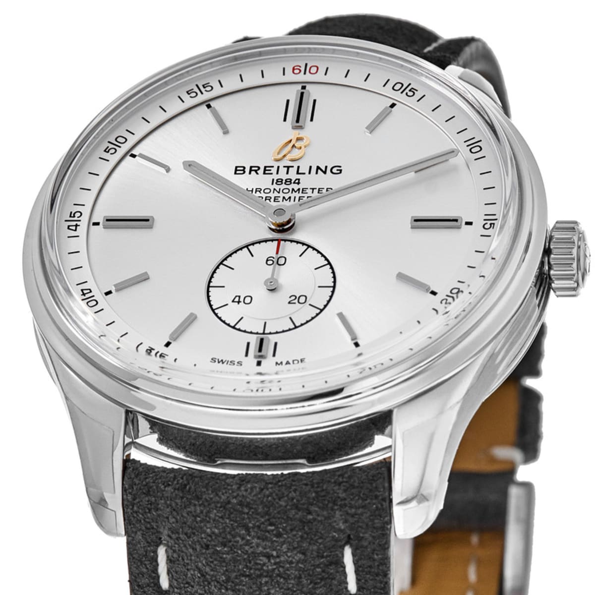  Shop Authentic Breitling Premier Automatic 40mm Stainless Steel Silver Dial Mens Watch - A37340351G1X2 - Luxxuri