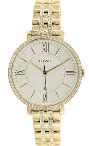  Shop Authentic Fossil Jacqueline Gold Dial Gold Steel Strap Watch for Women - ES3547 - Luxxuri
