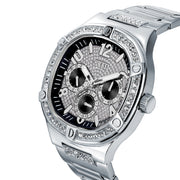  Shop Authentic Guess Duke Glitz Black Dial Silver Steel Strap Watch For Men - GW0576G1 - Luxxuri