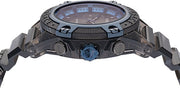  Shop Authentic Versace icon Active Chronograph Black Dial Black Silicone Strap Watch For Men - VEZ700622 - Luxxuri