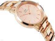  Shop Authentic Daniel Wellington Iconic Link Pink Dial Rose Gold Steel Strap Watch For Women - DW00100333 - Luxxuri