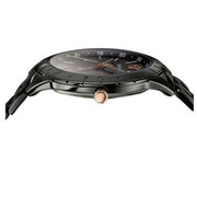  Shop Authentic Versace Univers Quartz Black Dial Black Steel Strap Watch for Men - VEBK00618 - Luxxuri
