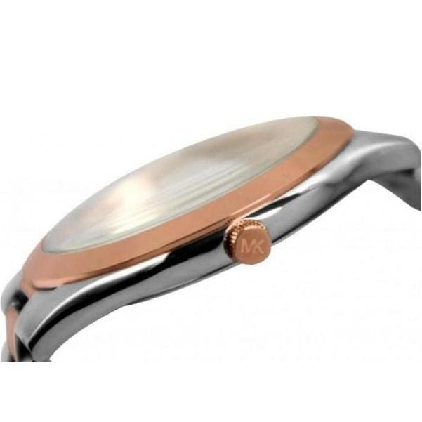  Shop Authentic Michael Kors Slim Runway White Dial Two Tone Steel Strap Watch for Women - MK3204 - Luxxuri