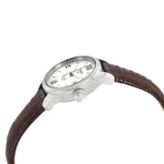  Shop Authentic Tissot Le Locle Automatic Lady Silver Dial Brown Leather Strap Watch For Women - T41.1.113.77 - Luxxuri