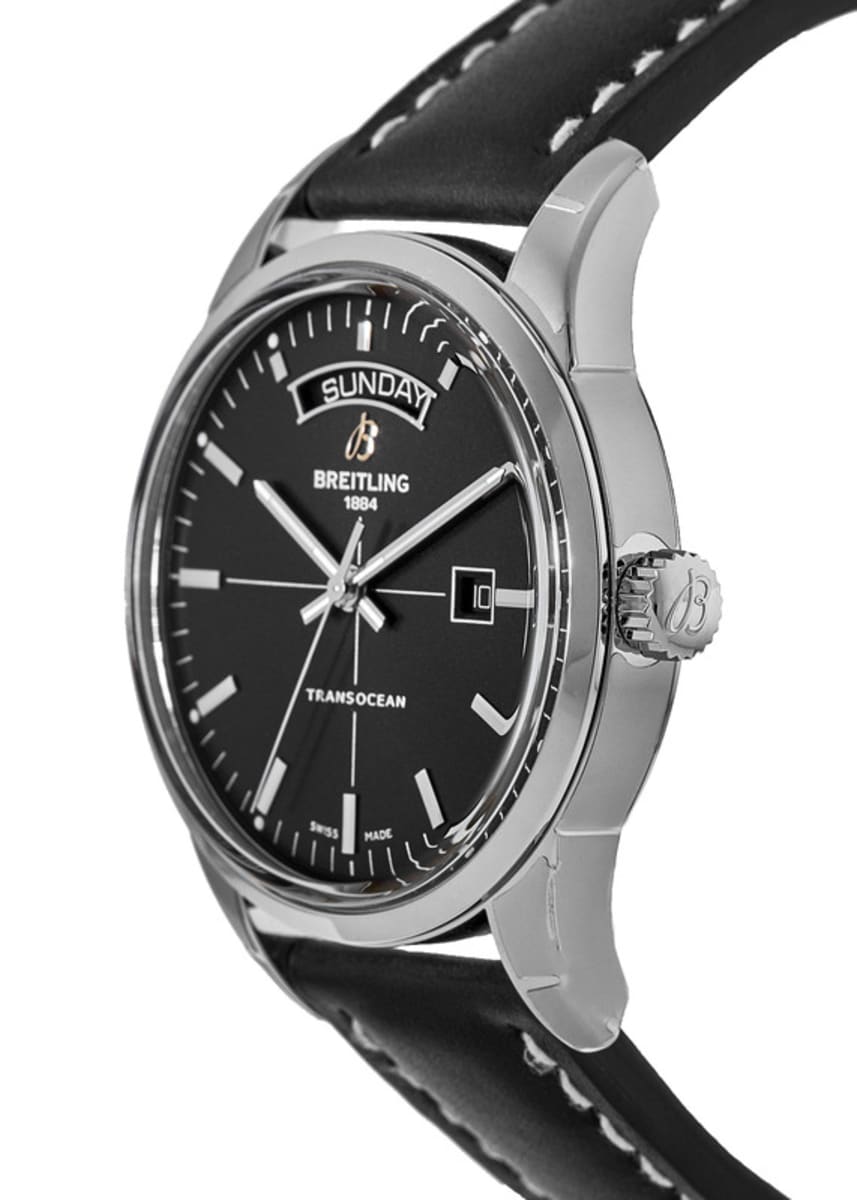  Shop Authentic Breitling Transocean Day & Date 42mm Automatic Mens Watch - A4531012/BB69/435X/A2  0BA.1 - Luxxuri