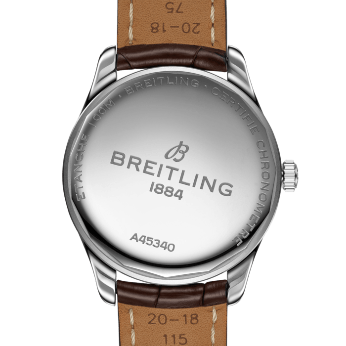  Shop Authentic Breitling Premier Automatic Chronometer 40mm Silver Dial Mens Watch - A45340211G1X3 - Luxxuri