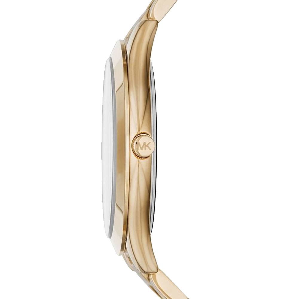  Shop Authentic Michael Kors Slim Runway Green Dial Gold Steel Strap Watch for Women - MK3435 - Luxxuri