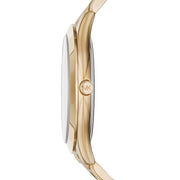  Shop Authentic Michael Kors Slim Runway Green Dial Gold Steel Strap Watch for Women - MK3435 - Luxxuri