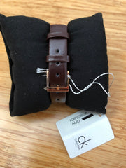  Shop Authentic Calvin Klein Incentive White Dial Brown Leather Strap Watch for Women - K3P236G6 - Luxxuri