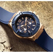  Shop Authentic Guess Jet Setter Analog Quartz Blue Dial Blue Rubber Strap Watch For Women - W0571L1 - Luxxuri