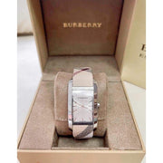  Shop Authentic Burberry The Pioneer Grey Dial Leather Strap Watch for Women - BU9504 - Luxxuri