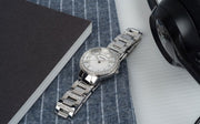  Shop Authentic Fossil Virginia Silver Dial Silver Steel Strap Watch for Women - ES3282 - Luxxuri
