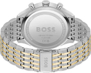  Shop Authentic Hugo Boss Gregor Chronograph Silver Dial Two Tone Steel Strap Watch For Men - 1514053 - Luxxuri