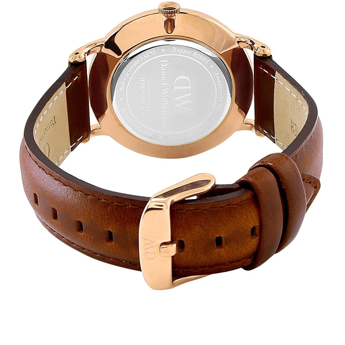  Shop Authentic Daniel Wellington Dapper St Mawes White Dial Brown Leather Strap Watch For Women - DW00100091 - Luxxuri