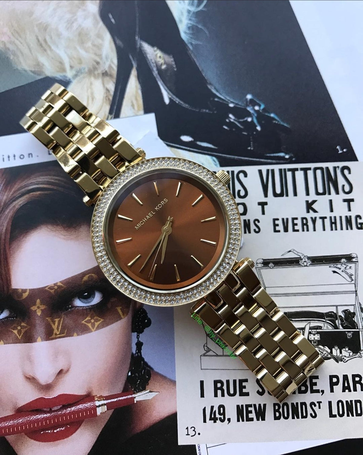  Shop Authentic Michael Kors Darci Amber Dial Gold Steel Strap Watch for Women - MK3408 - Luxxuri