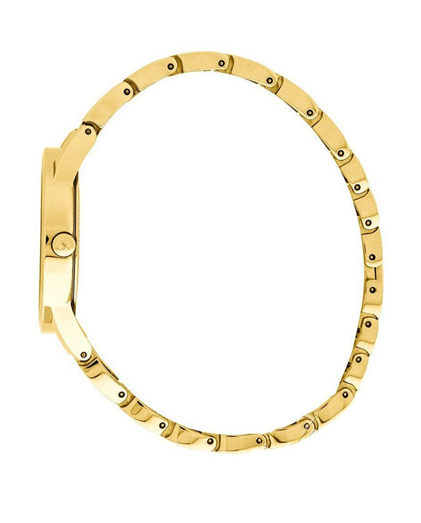  Shop Authentic Calvin Klein Stately White Dial Gold Steel Strap Watch for Women - K3G2352W - Luxxuri