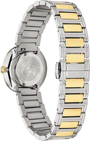  Shop Authentic Versace Virtus Quartz Green Dial Two Tone Steel Strap Watch For Women - VET300821 - Luxxuri