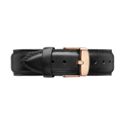  Shop Authentic Daniel Wellington Classic Sheffield White Dial Black Leather Strap Watch for Women - DW00100036 - Luxxuri