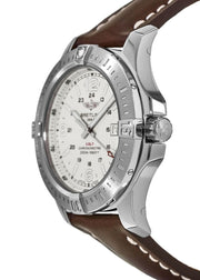  Shop Authentic Breitling Colt Automatic 44mm Brown Leather Strap Mens Watch - A1738811/G791/437X - Luxxuri