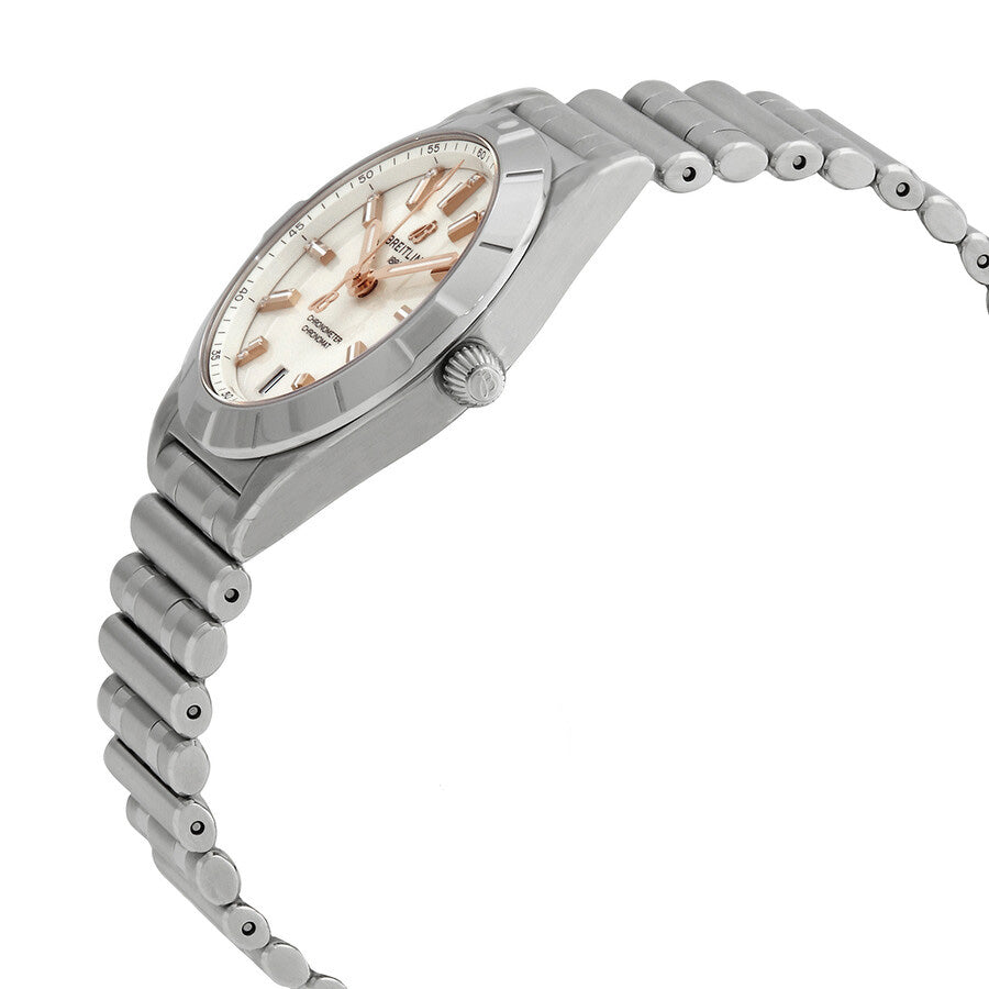  Shop Authentic Breitling Chronomat 32 Mother of Pearl Dial Silver Steel Strap Watch for Women - A77310101A4A1 - Luxxuri