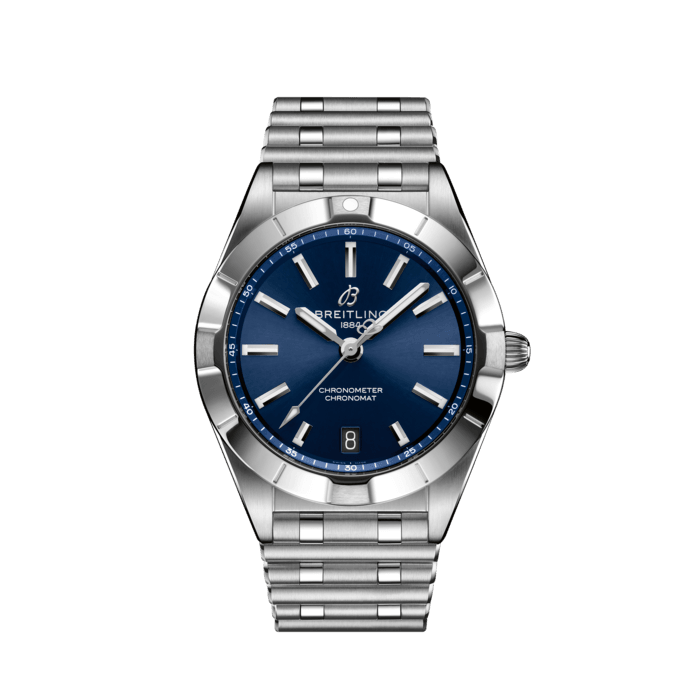  Shop Authentic Breitling Chronomat 32 Blue Dial Silver Steel Strap Watch for Women - A77310101C1A1 - Luxxuri