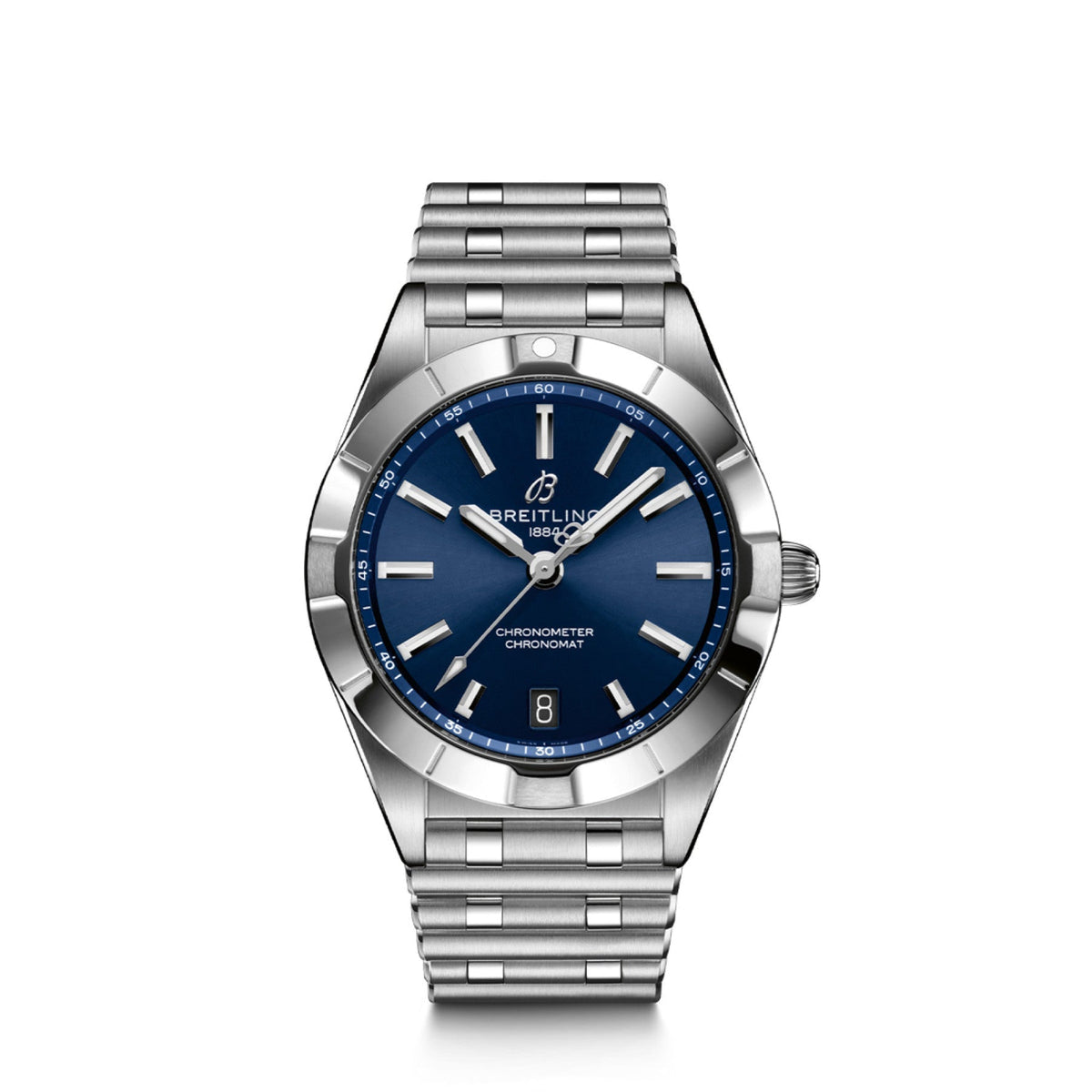  Shop Authentic Breitling Chronomat 32 Blue Dial Silver Steel Strap Watch for Women - A77310101C1A1 - Luxxuri