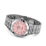  Shop Authentic Breitling Chronomat 32 Diamonds Pink Dial Silver Steel Strap Watch for Women - A77310101K1A1 - Luxxuri