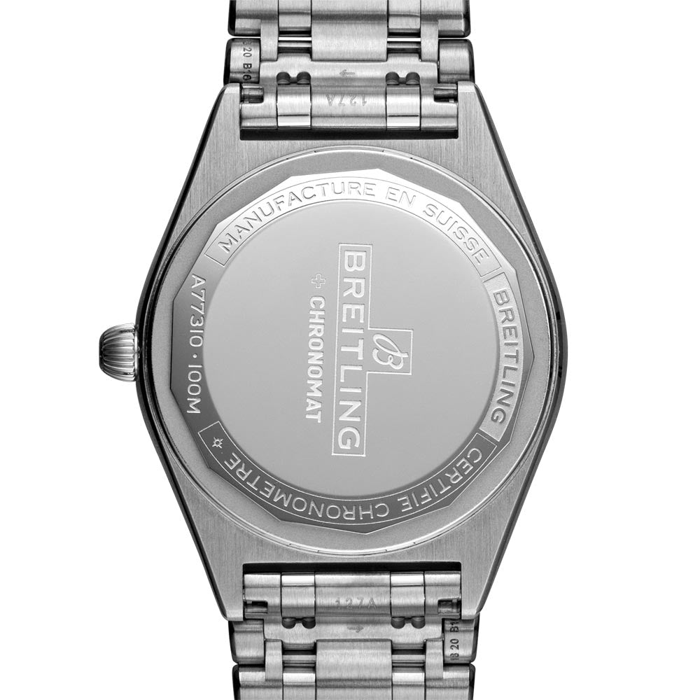  Shop Authentic Breitling Chronomat 32 Diamonds Pink Dial Silver Steel Strap Watch for Women - A77310101K1A1 - Luxxuri
