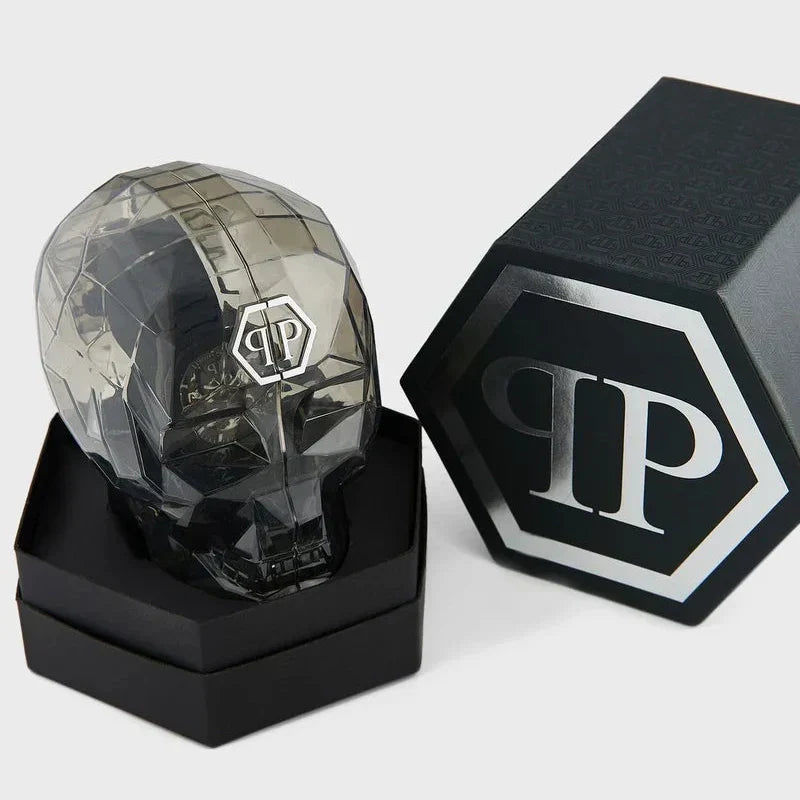 Philipp Plein High-Conic Automatic Black Dial Black Stainless Steel Strap Watch For Men- PWRAA0423